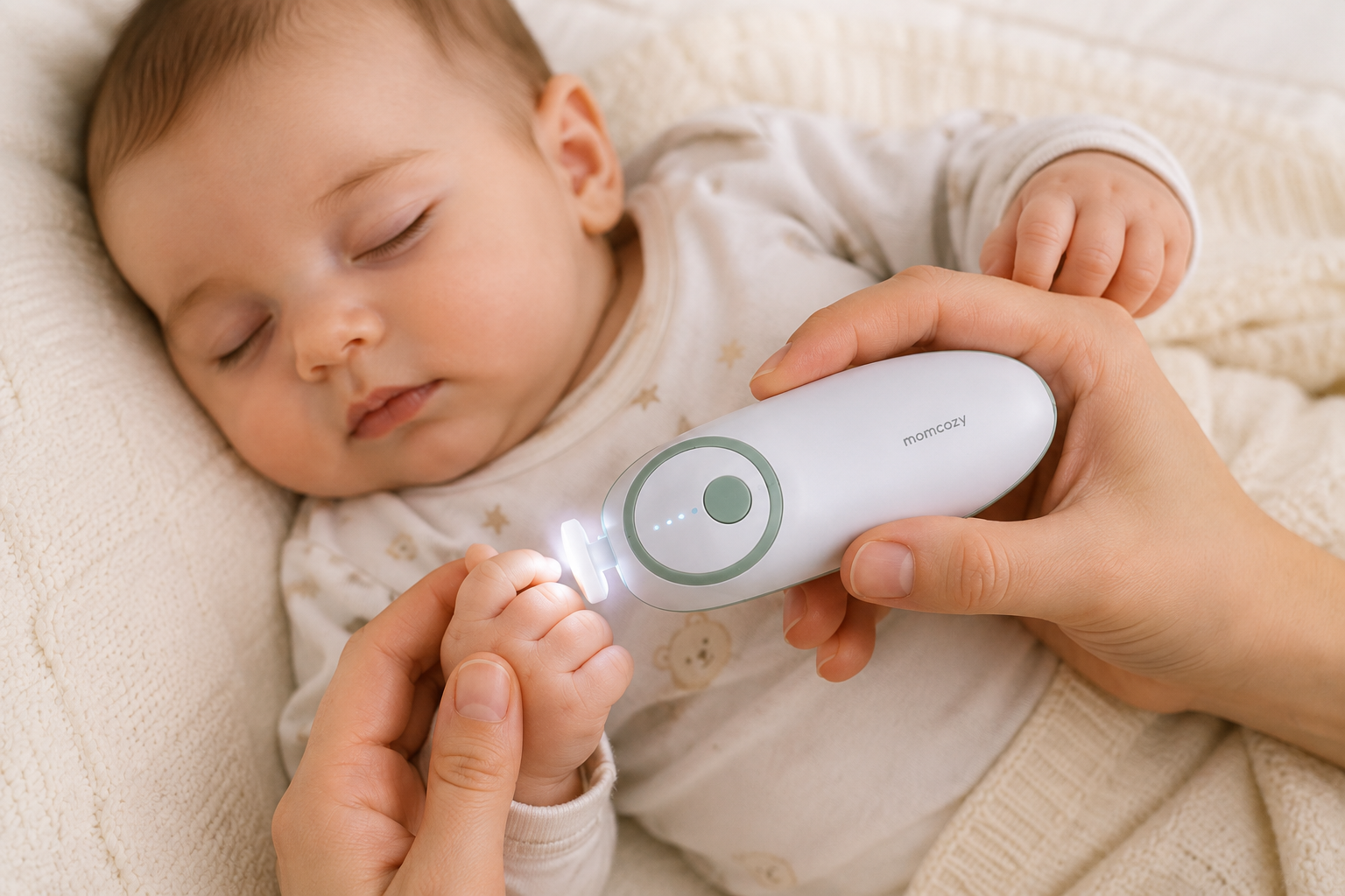 Gentle Baby Nail Trimmer Electric Rechargeable